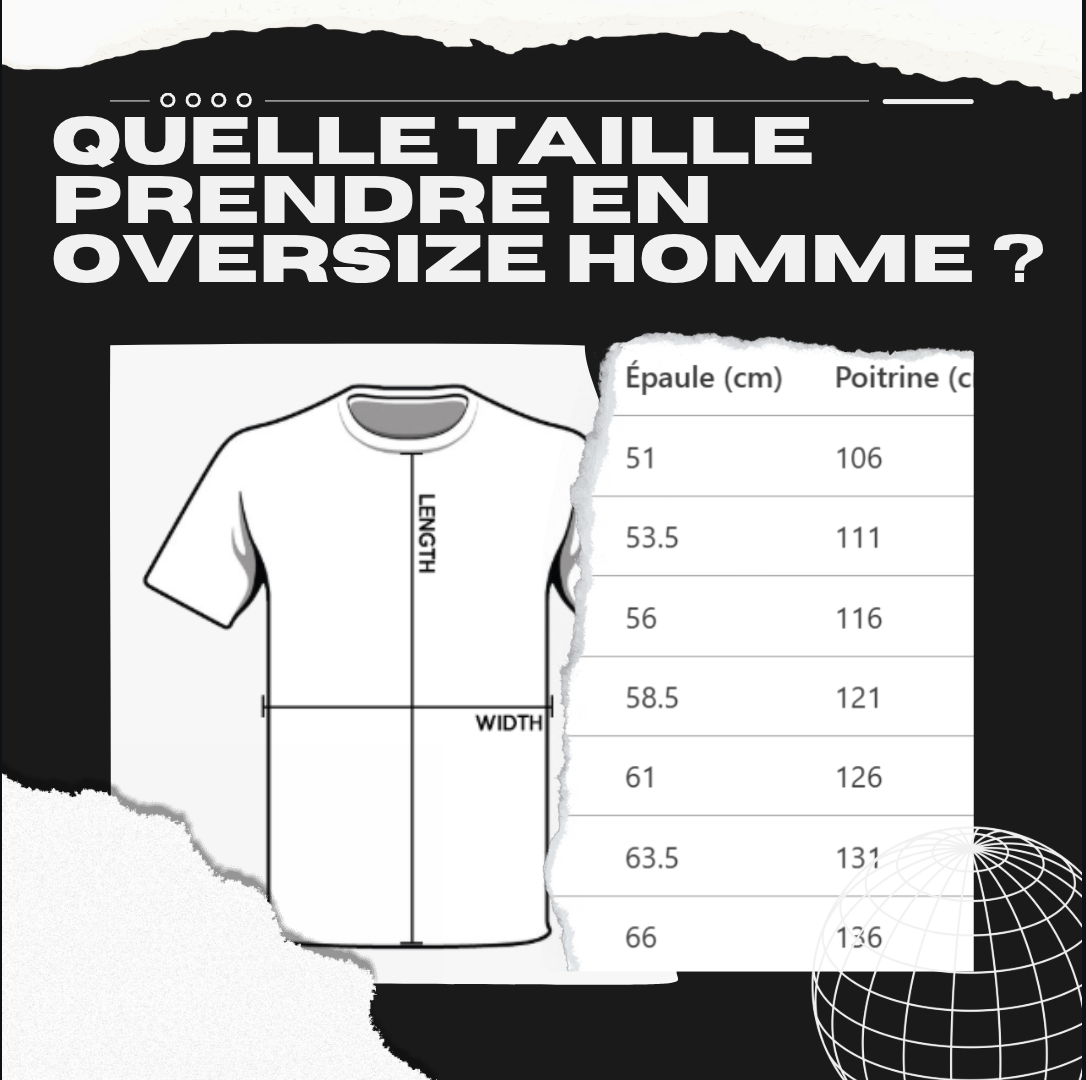 Quelle taille prendre en oversize homme ?